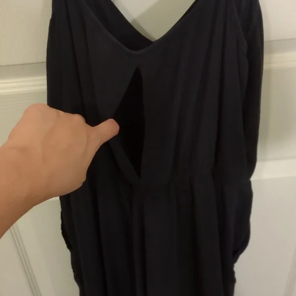 H&M Black jumpsuit pants romper large size 12 - Picture 7 of 7